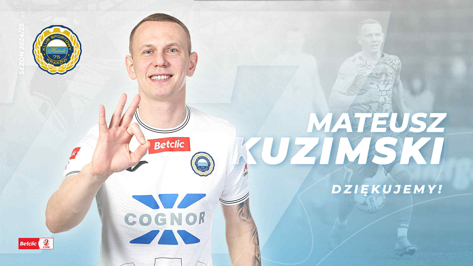 Mateusz Kuzimski odchodzi z Hutnika 